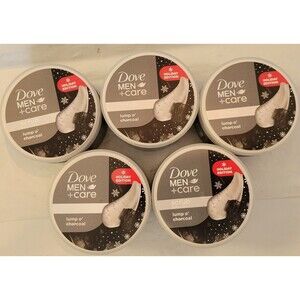 Dove Mens Lot 5 Lump Of Charcoal Coal Body Face Scrub 3.5oz